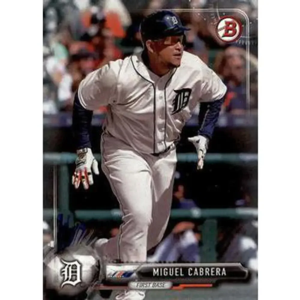 2017 Bowman Miguel Cabrera # 28 Detroit Tigers